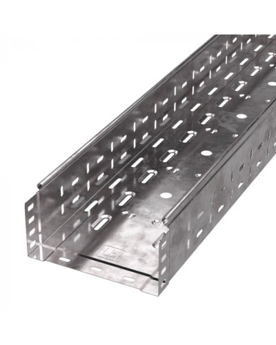 Лоток перфорированный Стандарт 200х100х3000 (1,0 мм) (6 м/уп) Промрукав (PR16.2302) в Комсомольске-на-Амуре Кабельные лотки Pintop.ru