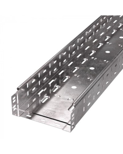 Лоток перфорированный Стандарт 200х80х3000 (1,0 мм) (6 м/уп) Промрукав (PR16.2304) в Комсомольске-на-Амуре Кабельные лотки Pintop.ru