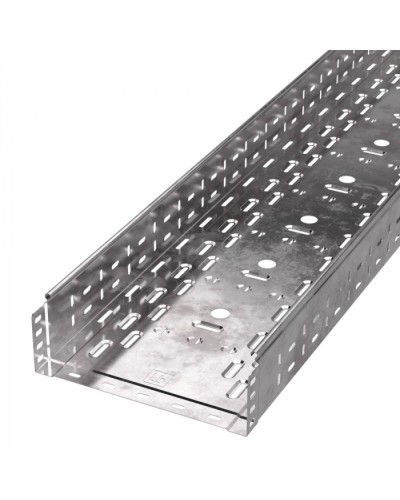 Лоток перфорированный Стандарт 300х100х3000 (1,0 мм) (6 м/уп) Промрукав (PR16.2305) в Комсомольске-на-Амуре Кабельные лотки Pintop.ru