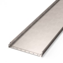 Лоток неперфорированный Стандарт INOX (AISI 409) 400х50х3000 (1,0 мм) (6 м/уп) Промрукав (PR16.2401)