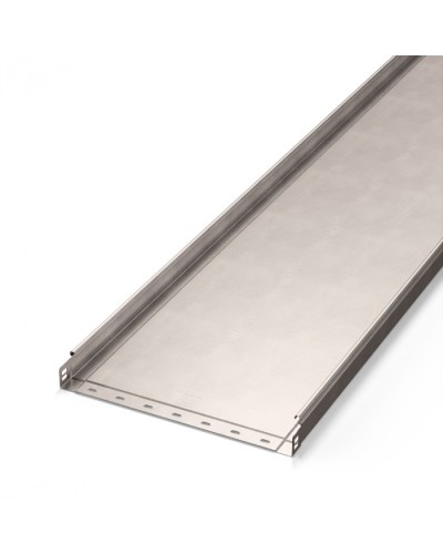 Лоток неперфорированный Стандарт INOX (AISI 409) 400х50х3000 (1,0 мм) (6 м/уп) Промрукав (PR16.2401) в Комсомольске-на-Амуре Кабельные лотки Pintop.ru