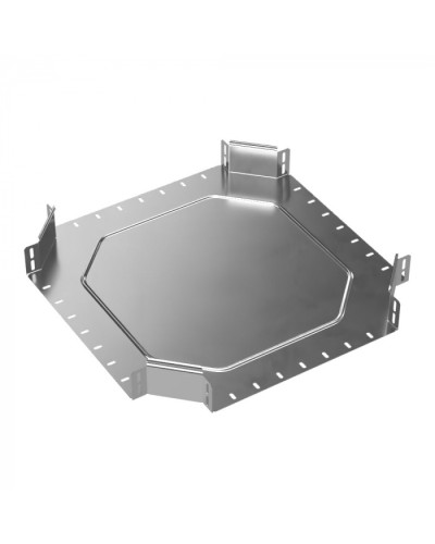 Ответвитель Х-образный Стандарт INOX (AISI 304) 400х80 Промрукав (PR16.3185) в Комсомольске-на-Амуре Аксессуары для лотков Pintop.ru