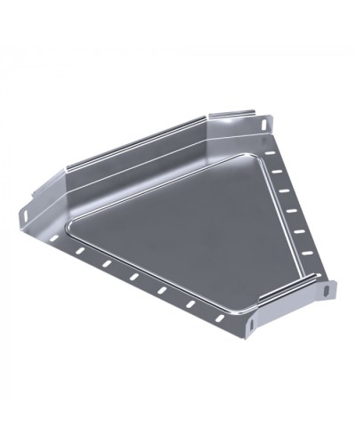 Угол горизонтальный 45 градусов Стандарт INOX (AISI 316) 400х50 Промрукав (PR16.3446) в Комсомольске-на-Амуре Аксессуары для лотков Pintop.ru