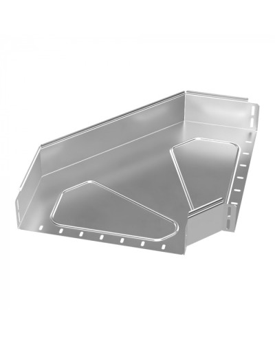 Угол горизонтальный 90 градусов Стандарт INOX (AISI 304) 400х100 Промрукав (PR16.3508) в Комсомольске-на-Амуре Аксессуары для лотков Pintop.ru