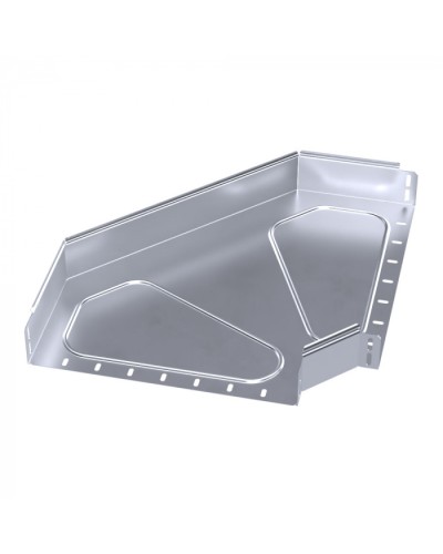 Угол горизонтальный 90 градусов Стандарт INOX (AISI 316) 400х80 Промрукав (PR16.3537) в Комсомольске-на-Амуре Аксессуары для лотков Pintop.ru