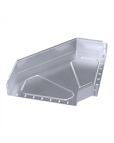 Угол горизонтальный 90 градусов Стандарт INOX (AISI 316) 400х100 Промрукав (PR16.3538) в Комсомольске-на-Амуре Аксессуары для лотков Pintop.ru