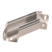 Угол горизонтальный 90 градусов Стандарт INOX (AISI 409) 50х50 Промрукав (PR16.3553)