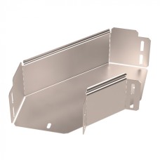 Угол горизонтальный 90 градусов Стандарт INOX (AISI 409) 150х100 Промрукав (PR16.3559)