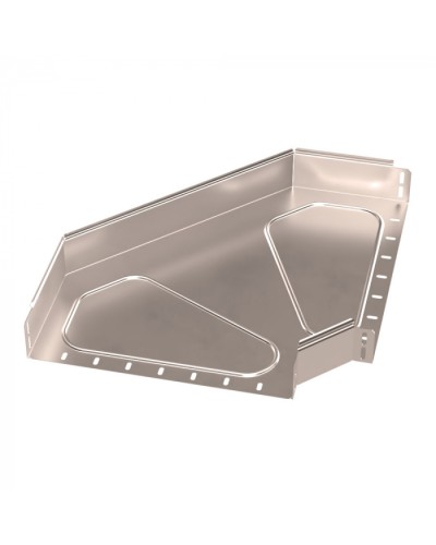 Угол горизонтальный 90 градусов Стандарт INOX (AISI 409) 400х80 Промрукав (PR16.3567) в Комсомольске-на-Амуре Аксессуары для лотков Pintop.ru