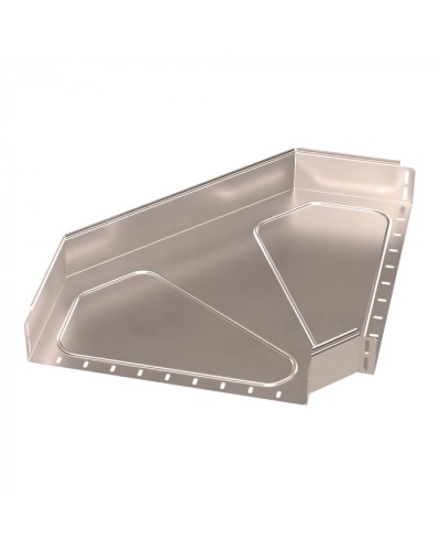 Угол горизонтальный 90 градусов Стандарт INOX (AISI 409) 500х100 Промрукав (PR16.3571) в Комсомольске-на-Амуре Аксессуары для лотков Pintop.ru