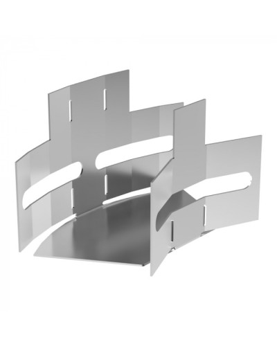 Угол горизонтальный изменяемый 0-45 градусов Стандарт INOX (AISI 304) 50х50 Промрукав (PR16.3583) в Комсомольске-на-Амуре Аксессуары для лотков Pintop.ru