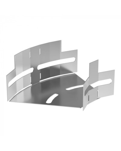 Угол горизонтальный изменяемый 0-45 градусов Стандарт INOX (AISI 304) 100х50 Промрукав (PR16.3584) в Комсомольске-на-Амуре Аксессуары для лотков Pintop.ru