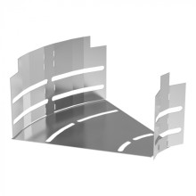 Угол горизонтальный изменяемый 0-45 градусов Стандарт INOX (AISI 304) 200х100 Промрукав (PR16.3592)