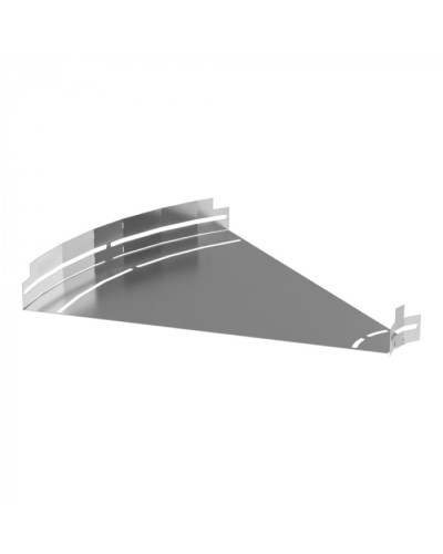 Угол горизонтальный изменяемый 0-45 градусов Стандарт INOX (AISI 304) 500х50 Промрукав (PR16.3599) в Комсомольске-на-Амуре Аксессуары для лотков Pintop.ru