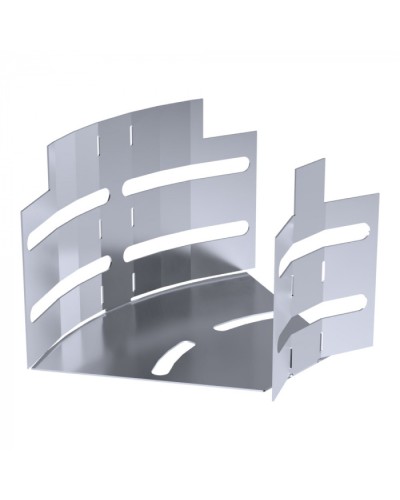 Угол горизонтальный изменяемый 0-45 градусов Стандарт INOX (AISI 316) 100х80 Промрукав (PR16.3615) в Комсомольске-на-Амуре Аксессуары для лотков Pintop.ru