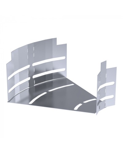 Угол горизонтальный изменяемый 0-45 градусов Стандарт INOX (AISI 316) 150х80 Промрукав (PR16.3618) в Комсомольске-на-Амуре Аксессуары для лотков Pintop.ru