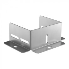 Универсальный ввод трассы лотков Стандарт INOX (AISI 304) 100х100 Промрукав (PR16.3676)