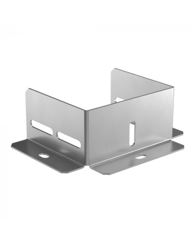 Универсальный ввод трассы лотков Стандарт INOX (AISI 304) 100х100 Промрукав (PR16.3676) в Комсомольске-на-Амуре Аксессуары для лотков Pintop.ru