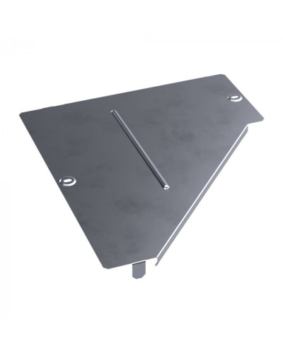 Крышка переходника левого Стандарт INOX (AISI 316) 400х150 Промрукав (PR16.5582) в Комсомольске-на-Амуре Аксессуары для лотков Pintop.ru