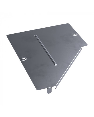 Крышка переходника левого Стандарт INOX (AISI 316) 400х200 Промрукав (PR16.5583) в Комсомольске-на-Амуре Аксессуары для лотков Pintop.ru