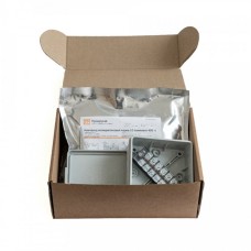 Коробка распределительная двухкомпонентная (HF) 100х100х40 серая Промрукав (PR80.0176)