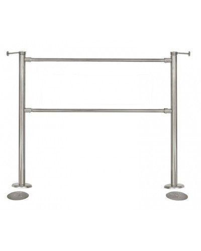 Стойка стационарная Ростов-Дон ОБ1/2-1 у (Хром) в Комсомольске-на-Амуре Ограждения Pintop.ru