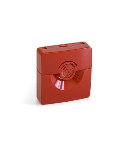 Оповещатель звуковой Рубеж ОПОП 2-35 12В (корпус красный) в Комсомольске-на-Амуре Оповещатели Pintop.ru
