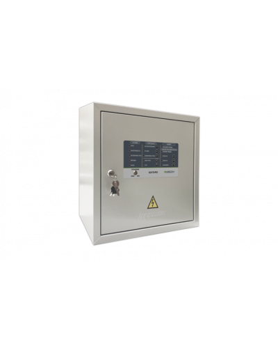 Шкаф управления адресный Рубеж ШУН/В-7,5-03-УПП-R3 IP54 в Комсомольске-на-Амуре Адресная система пожарной сигнализации РУБЕЖ Pintop.ru