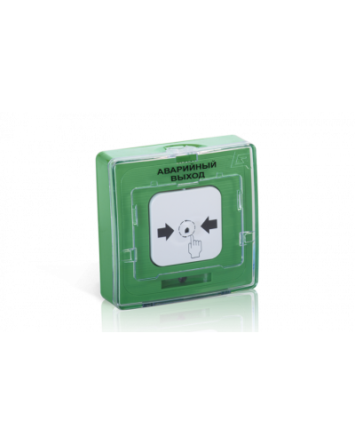 Устройство дистанционного пуска адресное Рубеж УДП 513-11-R3 ПОЖАРНЫЙ ВЫХОД, цвет зеленый в Комсомольске-на-Амуре Адресная система пожарной сигнализации РУБЕЖ Pintop.ru