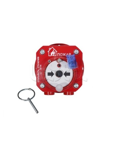 Извещатель пожарный ручной взрывозащищенный Спектрон-512-Exd-Н-ИПР-А-HART в Комсомольске-на-Амуре Пожарные извещатели (Ex) Pintop.ru