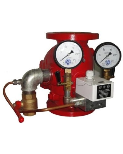 Узел управления спринклерный водозаполненный Спецавтоматика Прямоточный-65 (УУ-С65/1,6В-ВФ.О4) в Комсомольске-на-Амуре Устройства пуска водяного пожаротушения Pintop.ru