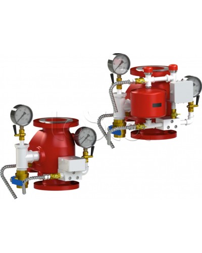 Узел управления спринклерный водозаполенный Спецавтоматика УУ-С80/1,6В-ВФ.О4- Шалтан в Комсомольске-на-Амуре Устройства пуска водяного пожаротушения Pintop.ru