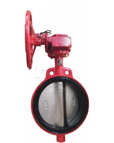 Затвордисковый с ручным приводом с контролем положения УКПЗА Спецавтоматика 3т 250/1,6(Р)-Ф.У3.1-АМК-250v2 в Комсомольске-на-Амуре Затворы дисковые Pintop.ru