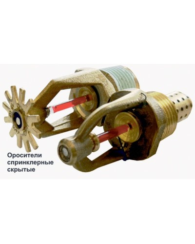 Ороситель спринклерный скрытый Спецавтоматика СВК0-РНо 0,42-R1/2/Р57.В3-SSP-К80  с резьб. герм. в Комсомольске-на-Амуре Оросители Pintop.ru