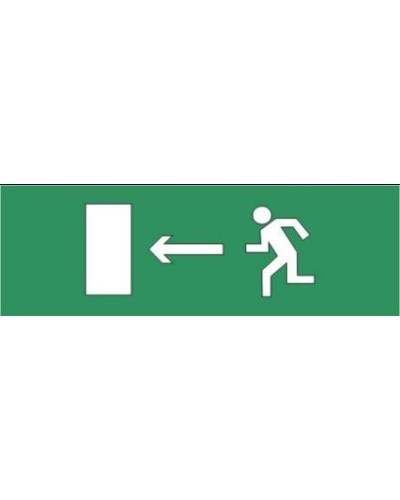 Оповещатель табло световое Сталт СП12 Направление к эвакуационному выходу налево (для помещений) в Комсомольске-на-Амуре Оповещатели Pintop.ru