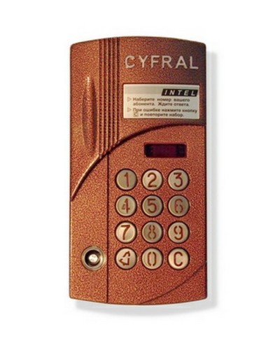 Блок вызова аудиодомофона на 400 абонентов Цифрал ИНТЕЛ в Комсомольске-на-Амуре Блоки вызова многоабонентные Pintop.ru