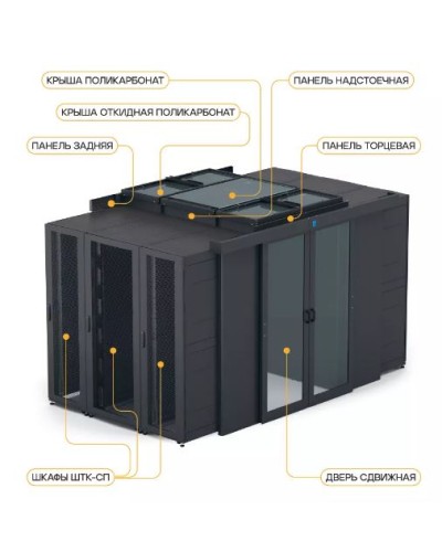 Крыша откидная поликарбонат 800 × 1250 ЭМаг 12/24В для шкафа ШТК-СП-×.8.× ЦМО ЦОД-СП-КОП-НО-800.1250-9005 в Комсомольске-на-Амуре Аксессуары для стоек и шкафов Pintop.ru