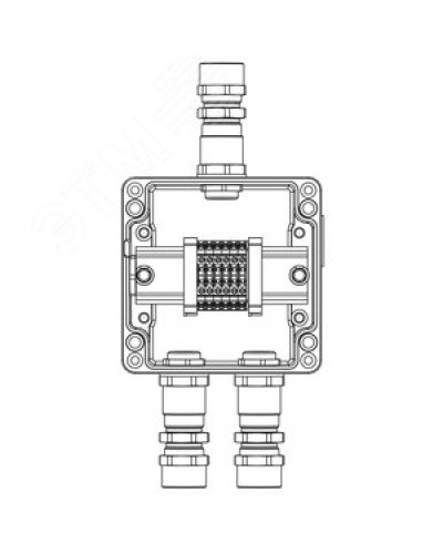 TBE-A-12-(6xCBC.2)-2xKA2MHK(A)-1xKA2MHK(C)1Ex e IIC Т5 Gb / Ex tb IIIC T95°C Db IP66 DKC (1201.121.22.121B) в Комсомольске-на-Амуре Комутационные взрывозащищенные коробки Pintop.ru