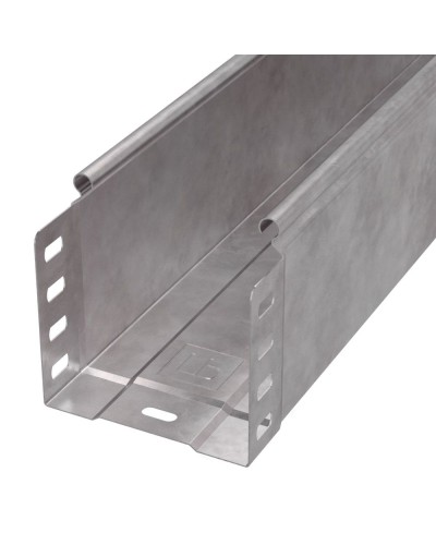 Лоток неперфорированный Стандарт HDZ 100х100х3000 (1,0 мм) (6 м/уп) Промрукав (PR16.2158) в Комсомольске-на-Амуре Кабельные лотки Pintop.ru