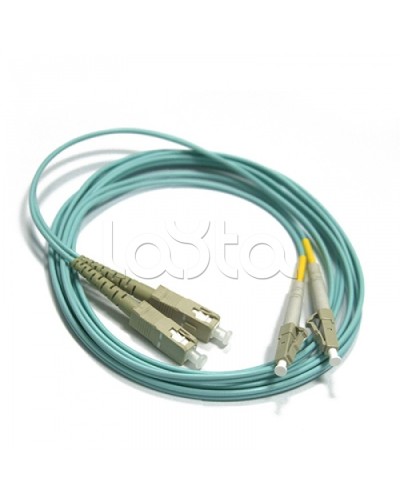 Патч-корд оптический LANMASTER LAN-SC-FC/OM3-5.0 в Комсомольске-на-Амуре Патч-корды и пигтейлы Pintop.ru