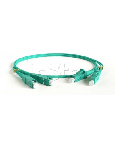 Патч-корд волоконно-оптический Hyperline FC-D2-503-SC/PR-SC/PR-H-2M-LSZH-AQ в Комсомольске-на-Амуре Патч-корды оптические Pintop.ru