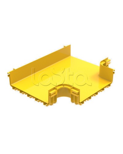 Ответвитель Т-образный пластиковый Hyperline FBTR-360-TEE в Комсомольске-на-Амуре Аксессуары для лотков Pintop.ru