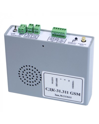 Блок контроля GSM Кристалл СДК-31.311GSM в Комсомольске-на-Амуре Приемно-контрольные приборы Pintop.ru